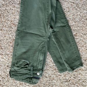 Green High Rise Jegging, sz 2
